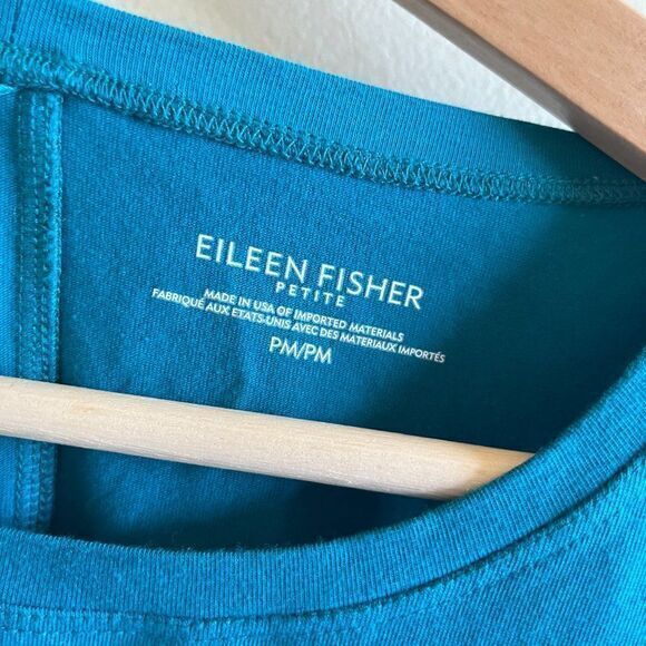 Eileen Fisher‎ Fine Tencel Jersey Crew Neck Sleevel - Picture 3 of 5